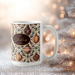 Mug Motif de Noël Earth Tones #12 ID1009