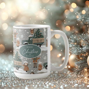 Mug Motif de Noël Earth Tones #2 ID1009