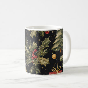 Mug Motif de Noël floral de Poinsettia (22)