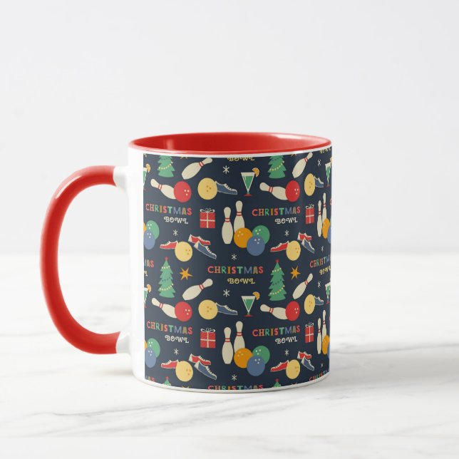 Mug Motif de Noël rétro (Gauche)
