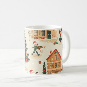 Mug Motif de Noël vintage Woodland (8)