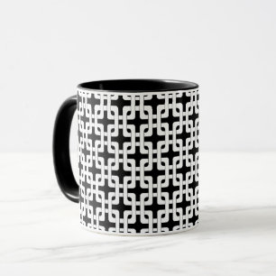 Mug Motif de noeud carré
