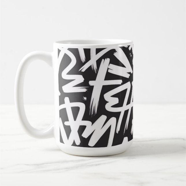 Mug Motif de nom de graffiti personnalisé — Urbain sur (Gauche)