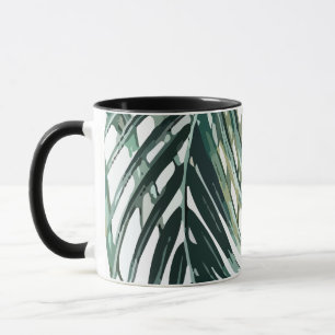 Mug Motif de palme tropical