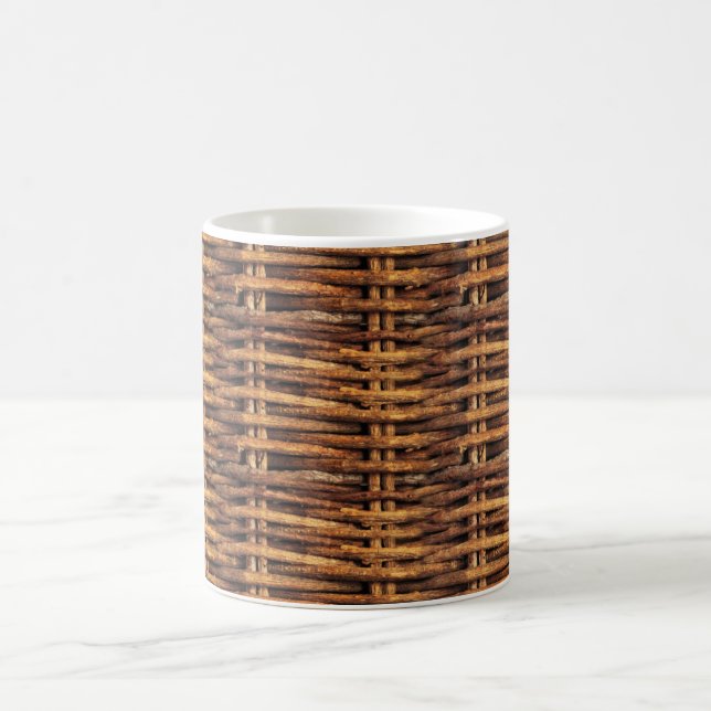 Mug Motif de panier d'osier (Centre)
