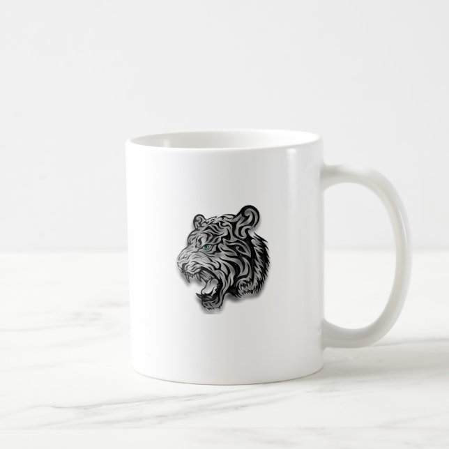 Mug Motif de panthère d'empreinte de léopard de Jaguar (Droite)