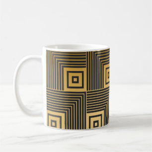 Mug Motif de papier peint Art Déco Vintage