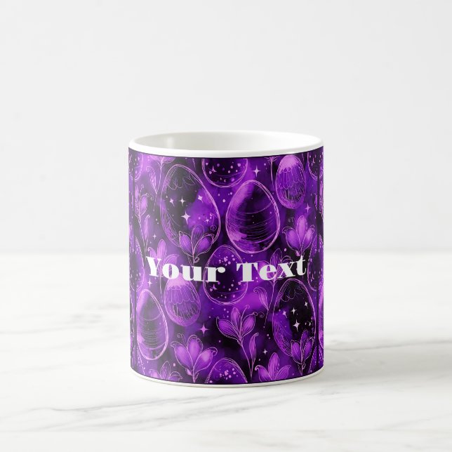 Mug Motif de Pâques gothique violet (Centre)