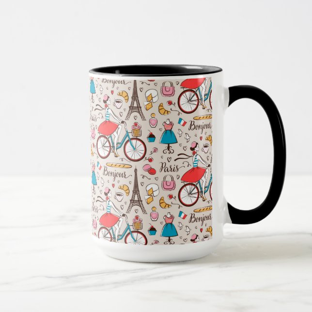 Mug Motif de Paris France (Droite)