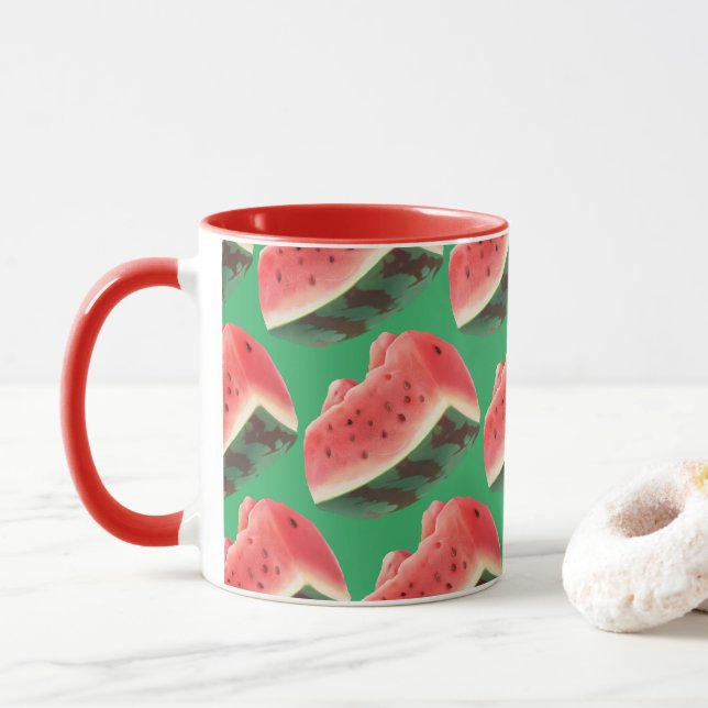 Mug Motif de pastèque (Avec donut)