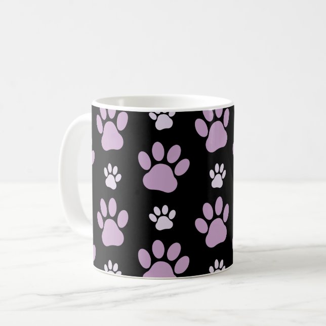 Mug Motif De Pâtes, Pâtes Lilac, Pâtes De Chien, Empre (Devant gauche)