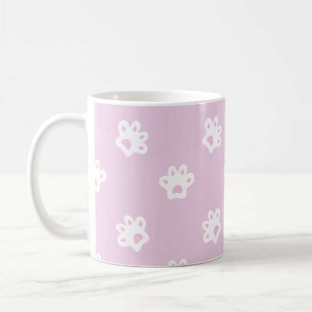 Mug motif de pattes de chat mignon (Gauche)