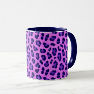 Mug Motif de peau Poster de animal violet rose