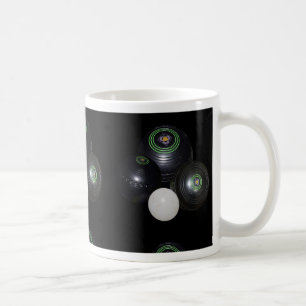 Mug Motif De Pelouse Noir Et Blanc,
