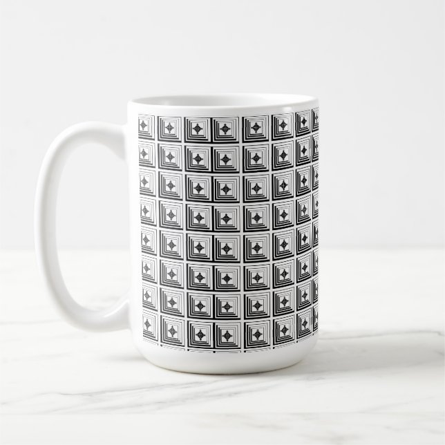 Mug Motif de pendentif géométrique (Gauche)