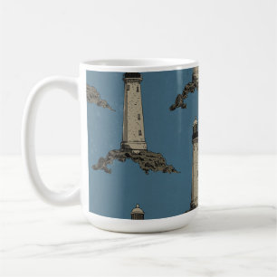 Mug Motif de phare vintage