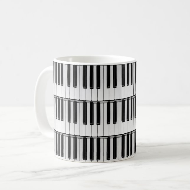 Mug Motif de piano (Devant gauche)