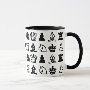 Mug Motif de pièce d'échecs