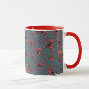 Mug Motif de pieuvre sournois