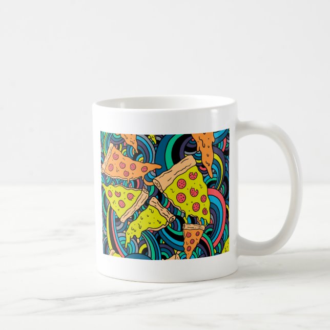 Mug Motif de pizza (Droite)