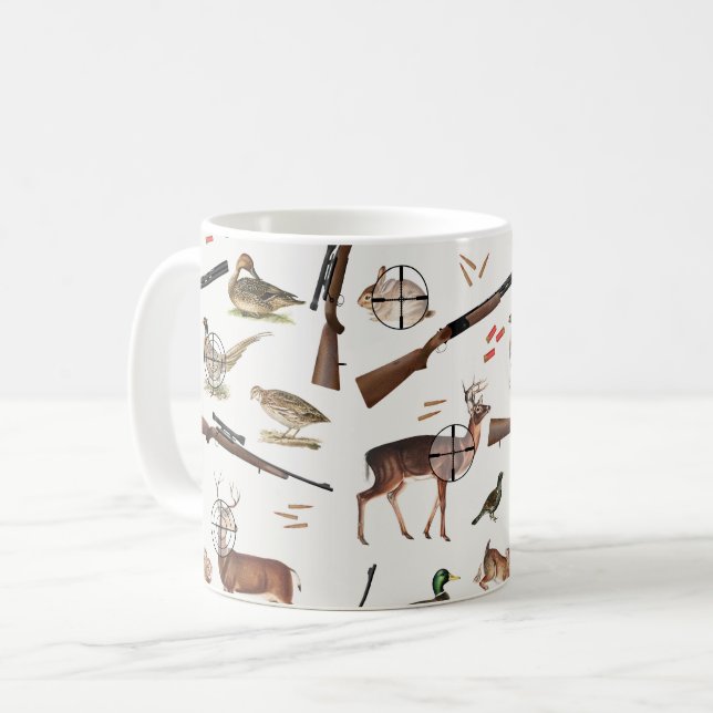 Mug Motif de plein air pour la chasse (Devant gauche)
