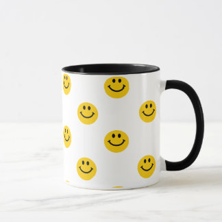 Mug Motif de point jaune de polka