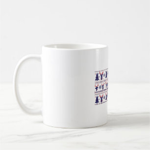 Mug Motif de pull Fair Isle de Noël pour les fêtes