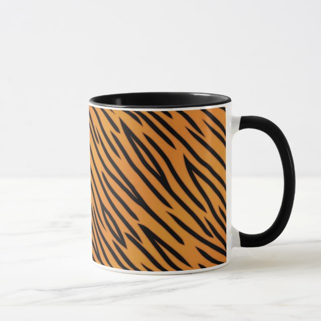 Mug Motif de rayure de tigre (Droite)
