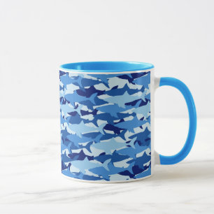 Mug Motif de requin bleu
