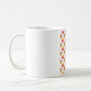Mug Motif De Restauration Rapide Burger Et Fries Franç
