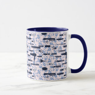 Mug Motif de rose de bleu de soin de beauté