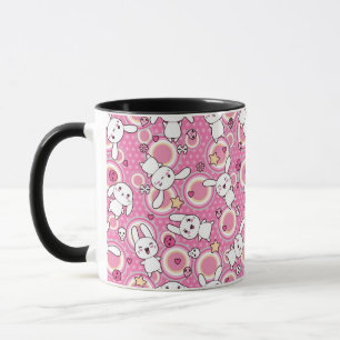 Mug motif de rose de kawaii
