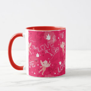Mug Motif de Saint-Valentin avec le cupidon