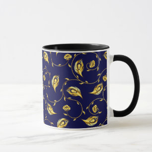 Mug Motif de Sari de paon