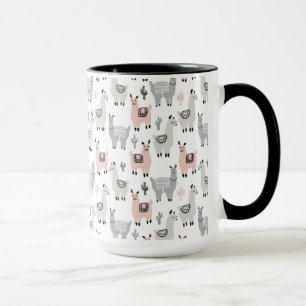 Mug Motif de sourire de lamas