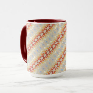 Mug Motif de style bohème ethnique.