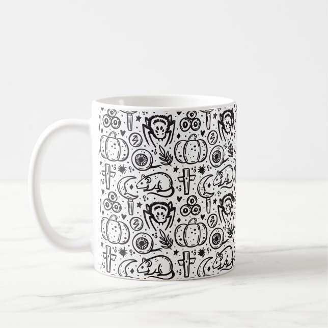 Mug Motif de style Halloween, (Gauche)