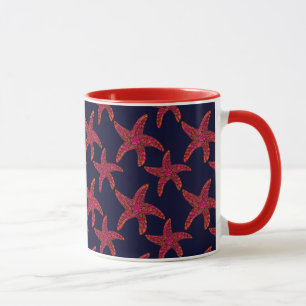 Mug Motif de style poisson étoilé