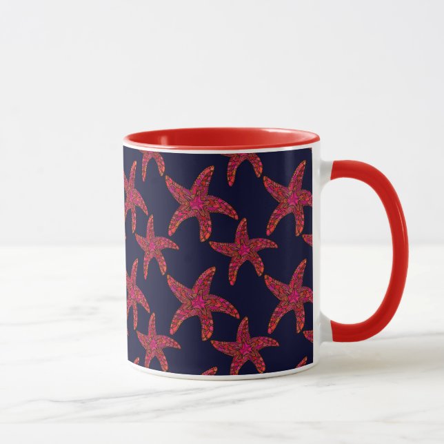 Mug Motif de style poisson étoilé (Droite)