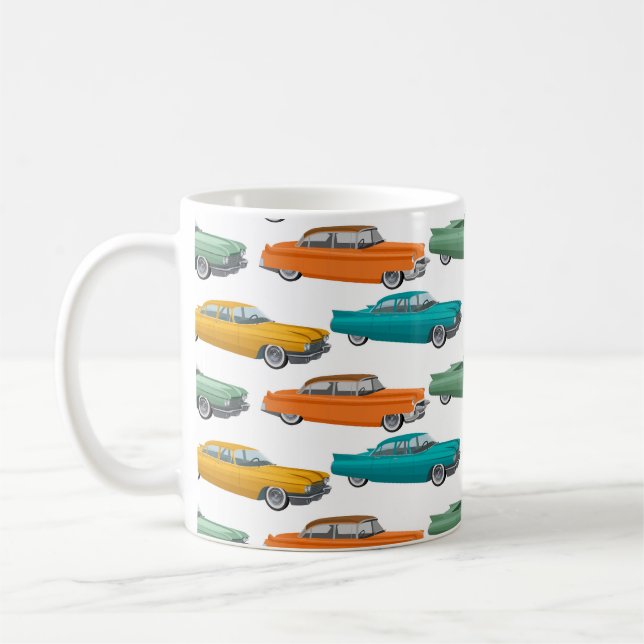 Mug Motif de style Retro Car Fifties (Gauche)