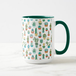 Mug Motif de Succulents