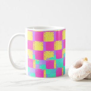 Mug Motif de tableau de bord coloré Grunge