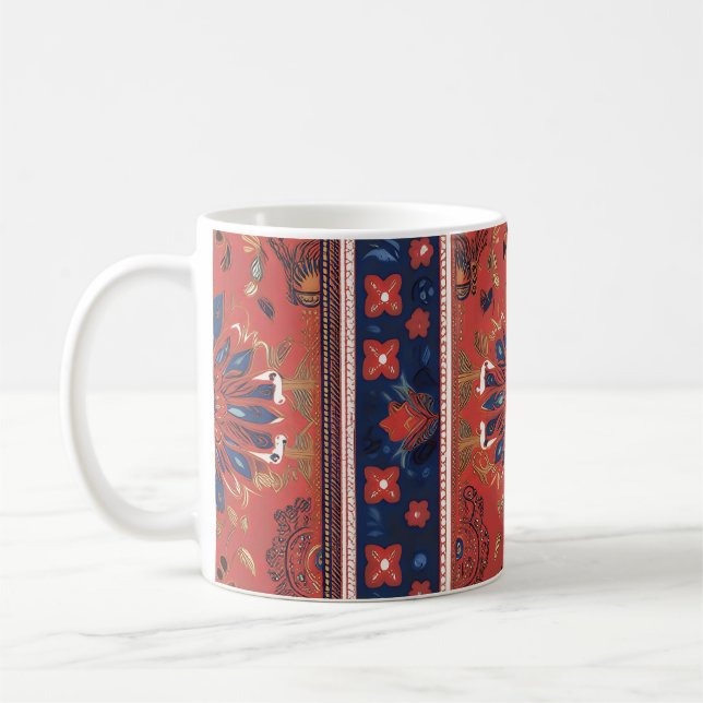 Mug motif de tapis serbe 7 (Gauche)