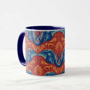Mug Motif de tapisserie Safari - Le Lotus Blanc