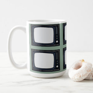 Mug Motif de télévision classique rétro