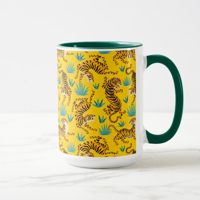 Mug Motif de tigre d'or asiatique (Droite)