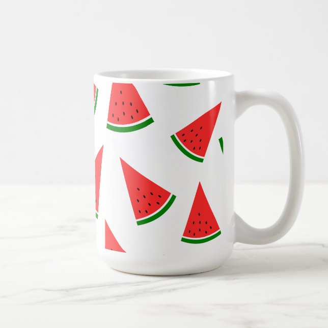 Mug Motif de tranche de pastèque sucrée (Droite)