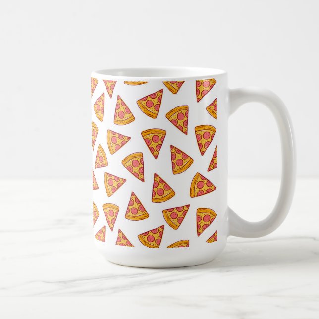 Mug Motif de tranche Pizza Fun (Droite)