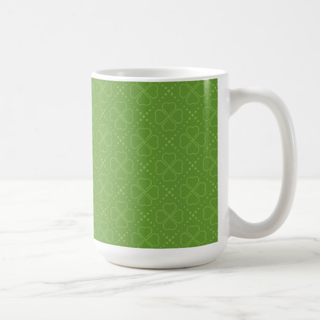 Mug Motif de trèfle de coeur (Droite)