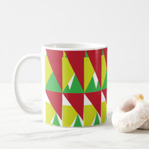 Mug Motif de triangle coloré